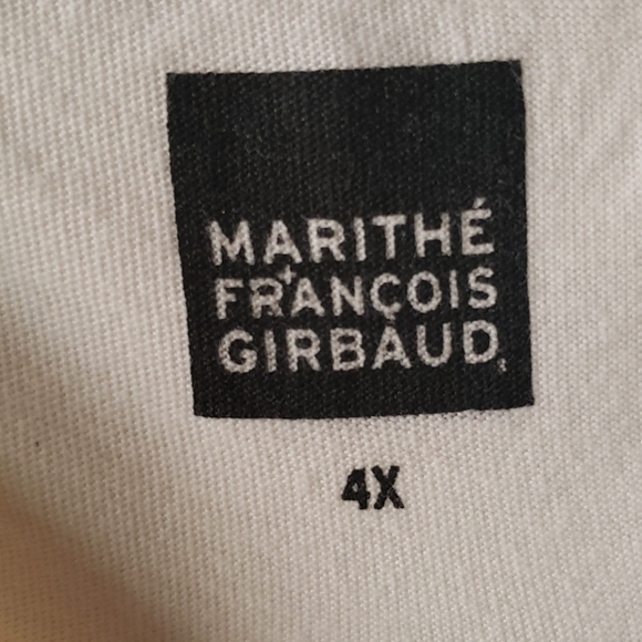 Cream Marithe-Francois Girbaud 4xl T-shirt - Picture 4 of 4